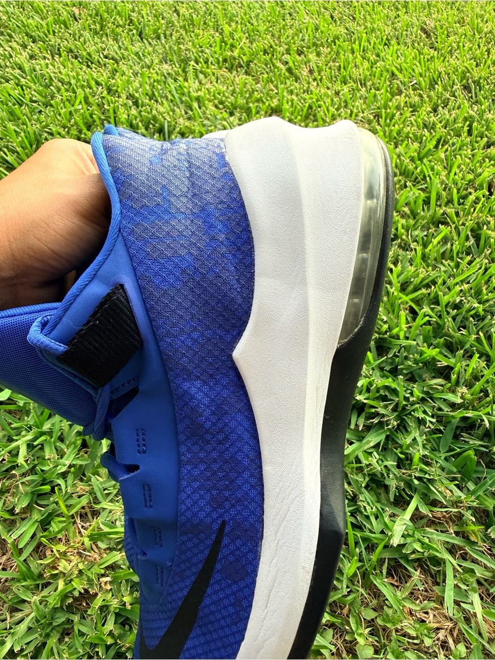 NIKE Air Max Infuriate 2 Mid Sneakers AA7066-400 Royal Blue Black Size 10 men’s - Picture 11 of 13